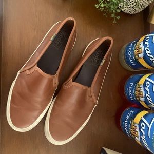 Keds Double Decker Leather Slip ons